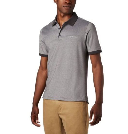 Columbia Collegiate Men's Polo Black | 907-EIHBUN