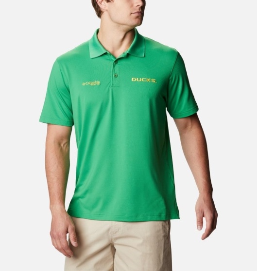 Columbia Collegiate Men's Polo Green | 247-TAXFDL