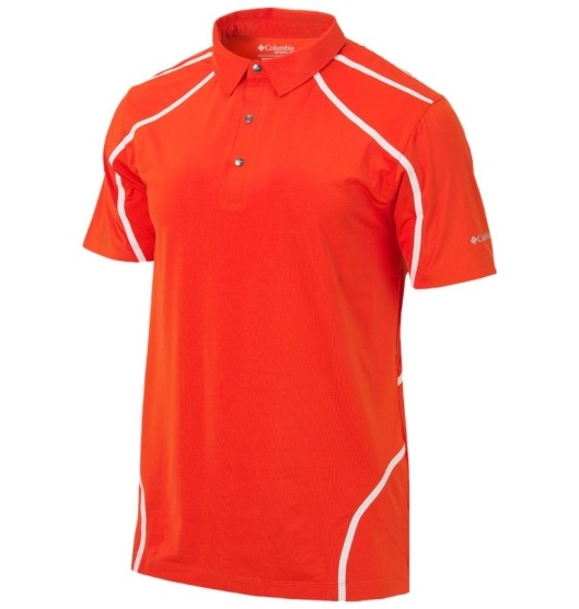 Columbia Collegiate Men's Polo Orange | 321-PCMVLZ