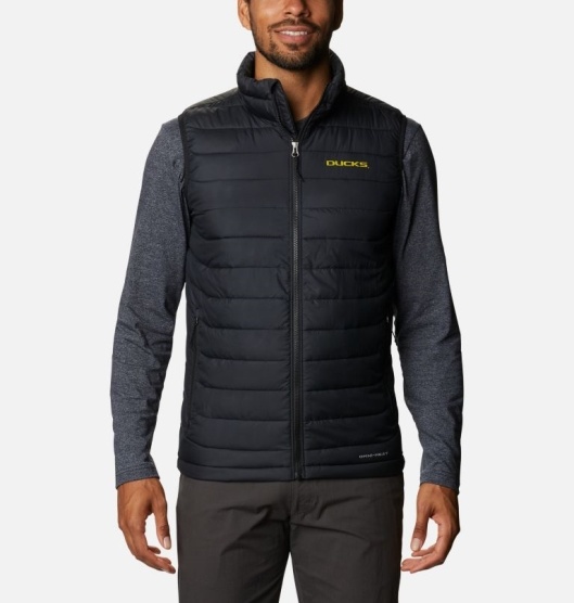 Columbia Collegiate Men's Vest Black | 064-ASOZQP