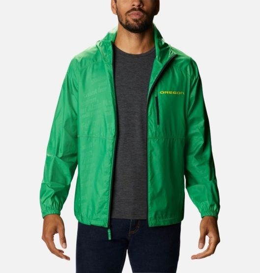 Columbia Collegiate Men's Windbreaker Green | 204-GDRZPF