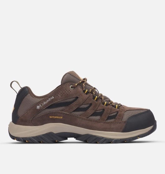 Columbia Crestwood Men's Hiking Shoes Brown | 523-VTFINZ