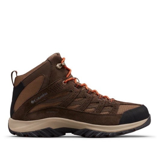 Columbia Crestwood Mid Men's Waterproof Boots Brown | 847-EZWQJT