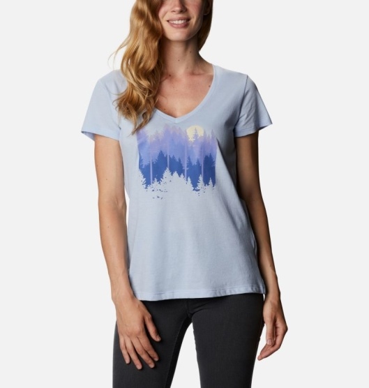 Columbia Daisy Days Women's T-Shirt Blue | 657-HSPGRM