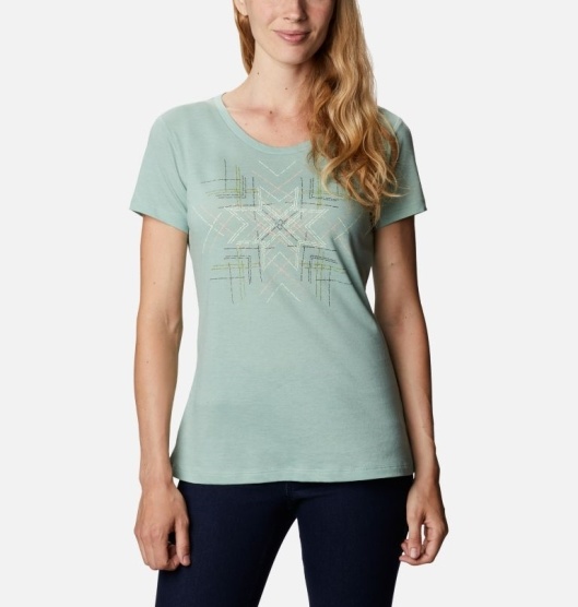 Columbia Daisy Days Women's T-Shirt Green | 167-IBOSAT