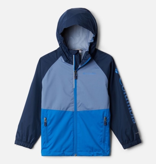 Columbia Dalby Springs Kids' Waterproof Jacket Blue Navy | 426-YLRTSJ