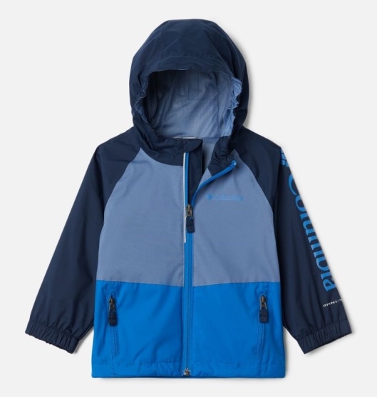 Columbia Dalby Springs Kids' Waterproof Jacket Blue Navy | 642-FZSLYV