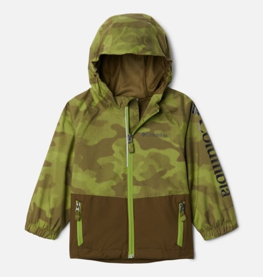 Columbia Dalby Springs Kids' Waterproof Jacket Olive Green | 812-WRTOXZ