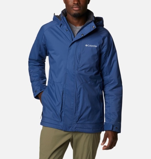 Columbia Dawn Watch Men's Insulated Jacket Blue | 207-HLVJIT