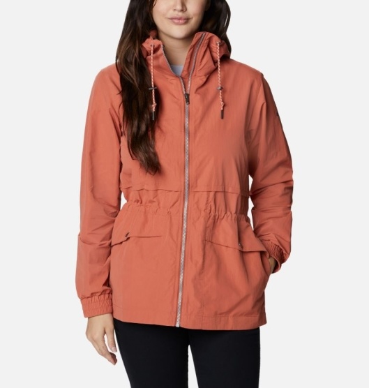 Columbia Day Trippin Women's Rain Jacket Brown | 513-GHOLMS