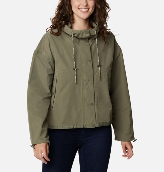 Columbia Day Trippin Women's Windbreaker Green | 021-ASVKPX