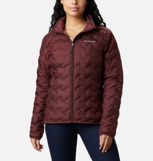 Columbia Delta Ridge Women's Down Jacket Red | 630-ZXCAQD