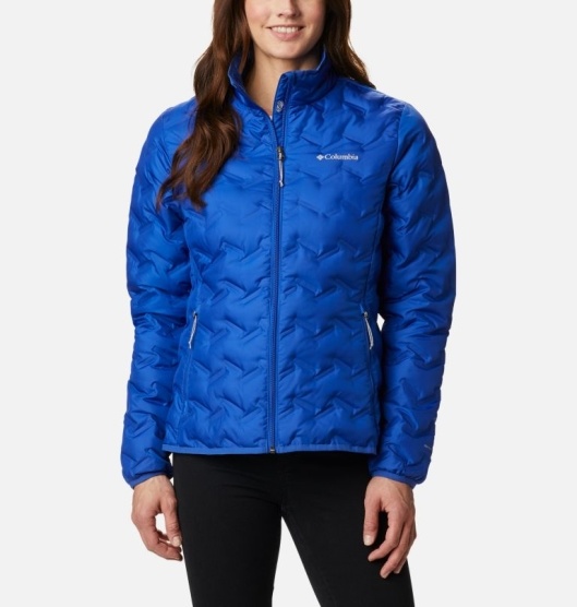 Columbia Delta Ridge Women's Down Jacket Blue | 684-CYNRJB