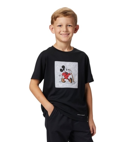 Columbia Disney Zero Rules Kids' T-Shirt Black | 045-OHYUEB