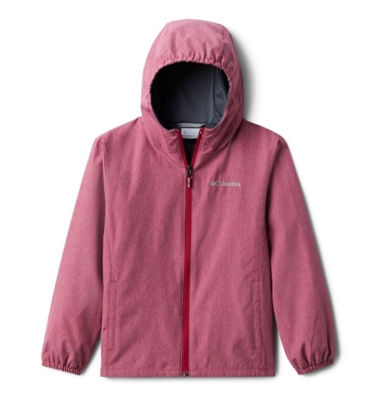 Columbia Double Trouble Kids' Windbreaker Light Red | 162-PBYLZI