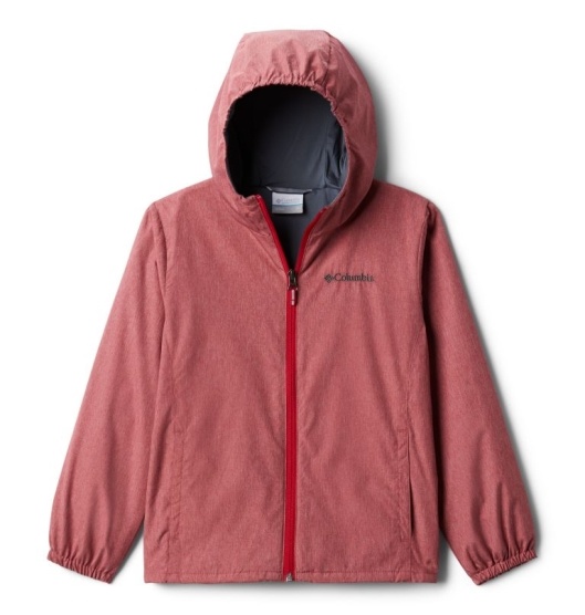 Columbia Double Trouble Kids' Windbreaker Red | 260-LHZYSR