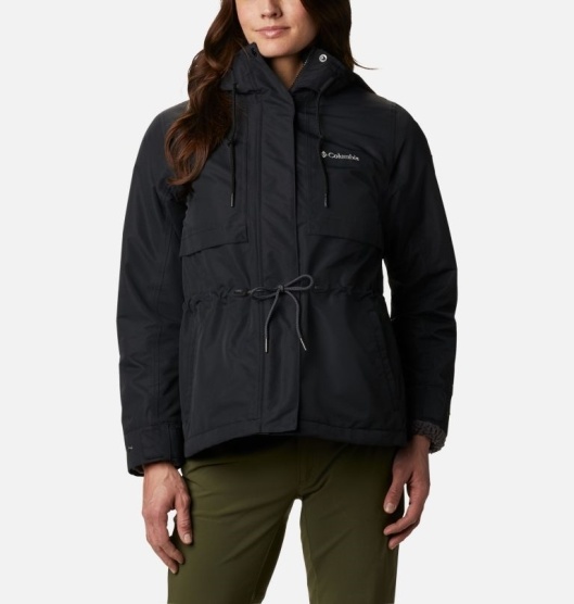 Columbia Drop Ridge Women's Interchange 3 In 1 Jacket Black | 506-DWQRNL