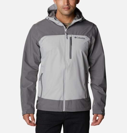 Columbia Elk Glen Men's Softshell Jacket Grey | 257-BQPYSR