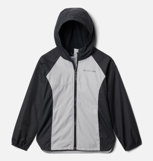 Columbia Endless Explorer Kids' Windbreaker Grey Black | 239-AGCIUP