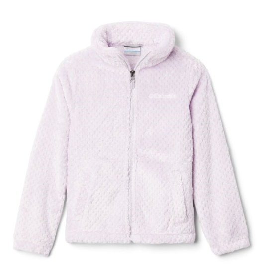 Columbia Fireside Sherpa Kids' Fleece Jacket Pink | 178-SLKEMQ