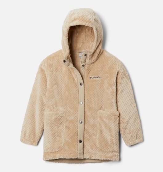 Columbia Fireside Sherpa Kids' Fleece Jacket Khaki | 845-QHTCSM