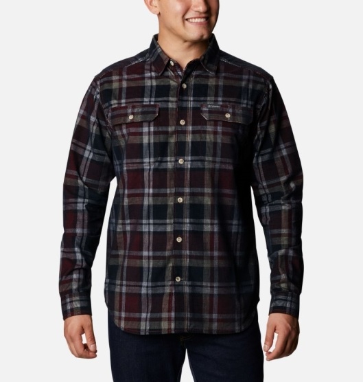 Columbia Flare Gun Men's Shirts Black | 814-FORHXN