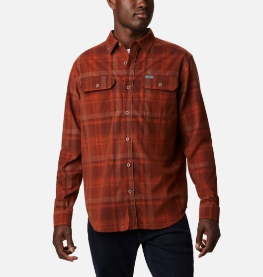 Columbia Flare Gun Men's Shirts Red | 517-PQASBG