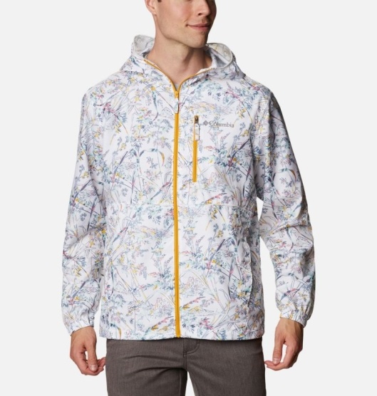 Columbia Flash Forward Men's Windbreaker White | 013-EPVZKG