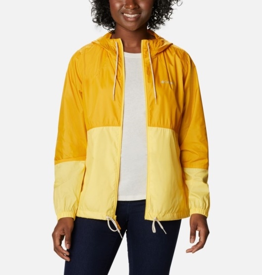 Columbia Flash Forward Women's Windbreaker Yellow | 405-IGQKAH