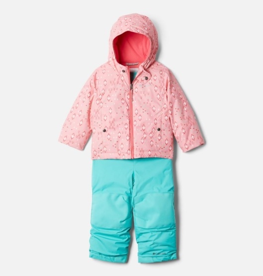 Columbia Frosty Slope Kids' Ski Jacket Pink | 351-AWZGYR