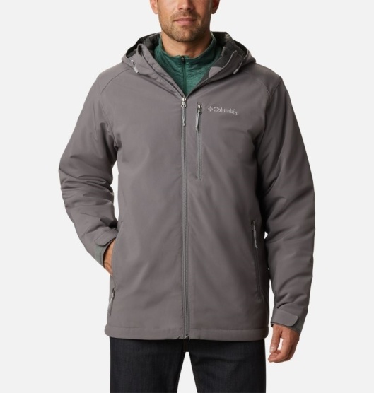 Columbia Gate Racer Men's Ski Jacket Grey | 125-JVCEGN