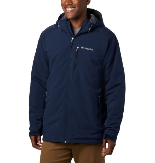 Columbia Gate Racer Men's Ski Jacket Navy | 581-ERMFAT