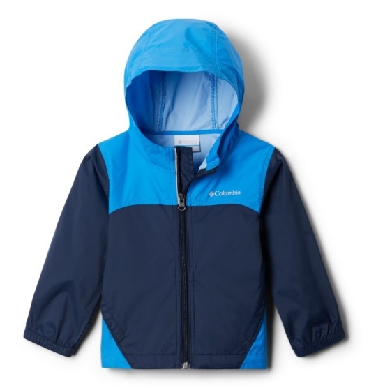 Columbia Glennaker Kids' Rain Jacket Navy Blue | 652-OQGEYX