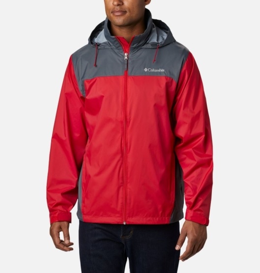 Columbia Glennaker Lake Men's Rain Jacket Red | 923-FJIOEL