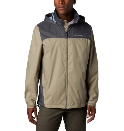 Columbia Glennaker Lake Men's Rain Jacket Beige Grey | 970-QKHVPM