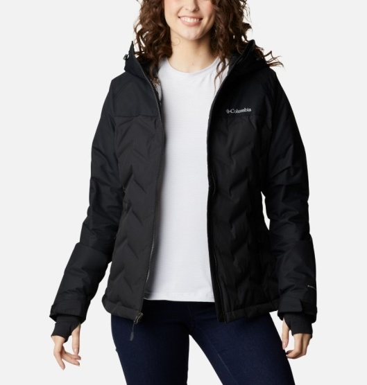 Columbia Grand Trek Women's Down Jacket Black | 479-YGPZNF