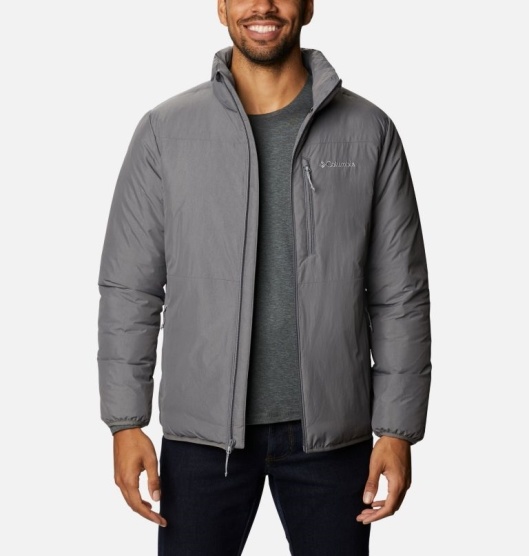 Columbia Grand Wall Men's Insulated Jacket Grey | 103-YVCOPA