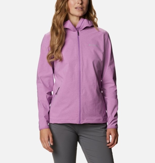 Columbia Heather Canyon Women's Rain Jacket Pink | 763-DAPXCV