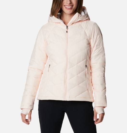 Columbia Heavenly Women's Hooded Jacket White | 067-NIHPJZ