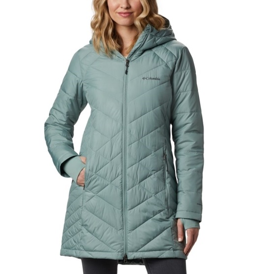 Columbia Heavenly Women's Hooded Jacket Light Green | 083-GRAPXO