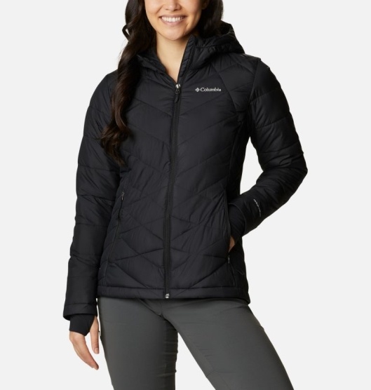 Columbia Heavenly Women's Hooded Jacket Black | 564-SMPEUT