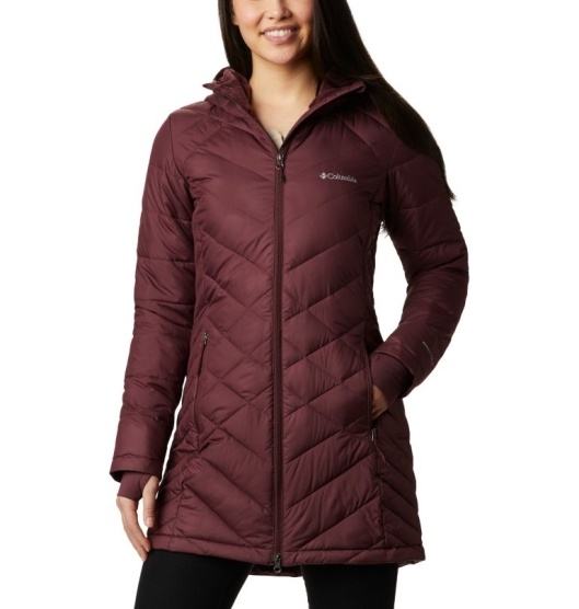 Columbia Heavenly Women's Hooded Jacket Red | 826-RIDYJF