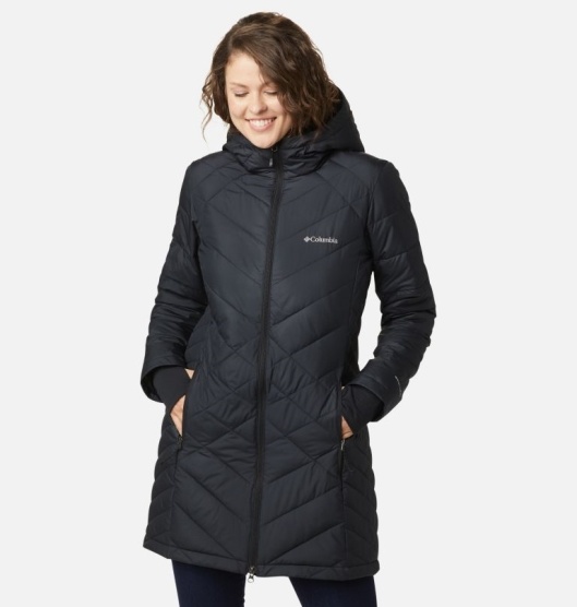 Columbia Heavenly Women's Hooded Jacket Black | 938-JLNGEW