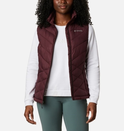 Columbia Heavenly Women's Vest Red | 592-TZKPXY