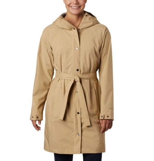 Columbia Here And There Women's Rain Jacket Brown | 693-RWNOJM