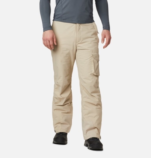 Columbia Hero Snow Men's Ski Pants Khaki | 987-FWQIYS