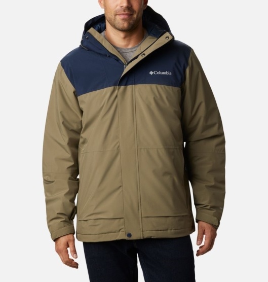 Columbia Horizon Explore Men's Insulated Jacket Green Navy | 372-GSWLIT