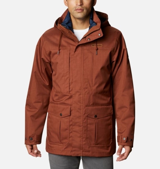 Columbia Horizons Pine Men's Interchange 3 In 1 Jacket Red | 062-FCVIWN