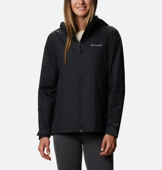 Columbia Inner Limits II Women's Rain Jacket Black | 132-FYCHUX