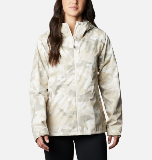 Columbia Inner Limits II Women's Rain Jacket White | 259-JOGSRP